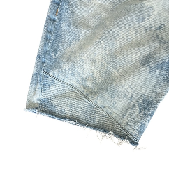 Hudson Blinder Men’s Slim Fit Distressed Light Wash Shorts Size 38 - Picture 6 of 8